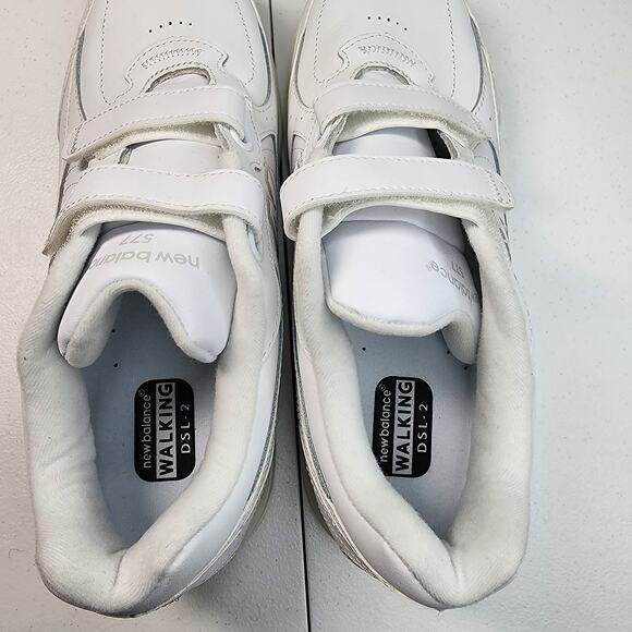 New Balance 577 Walking DSL-2 Hook and Loop Shoes White Size 10 D - Picture 8 of 12